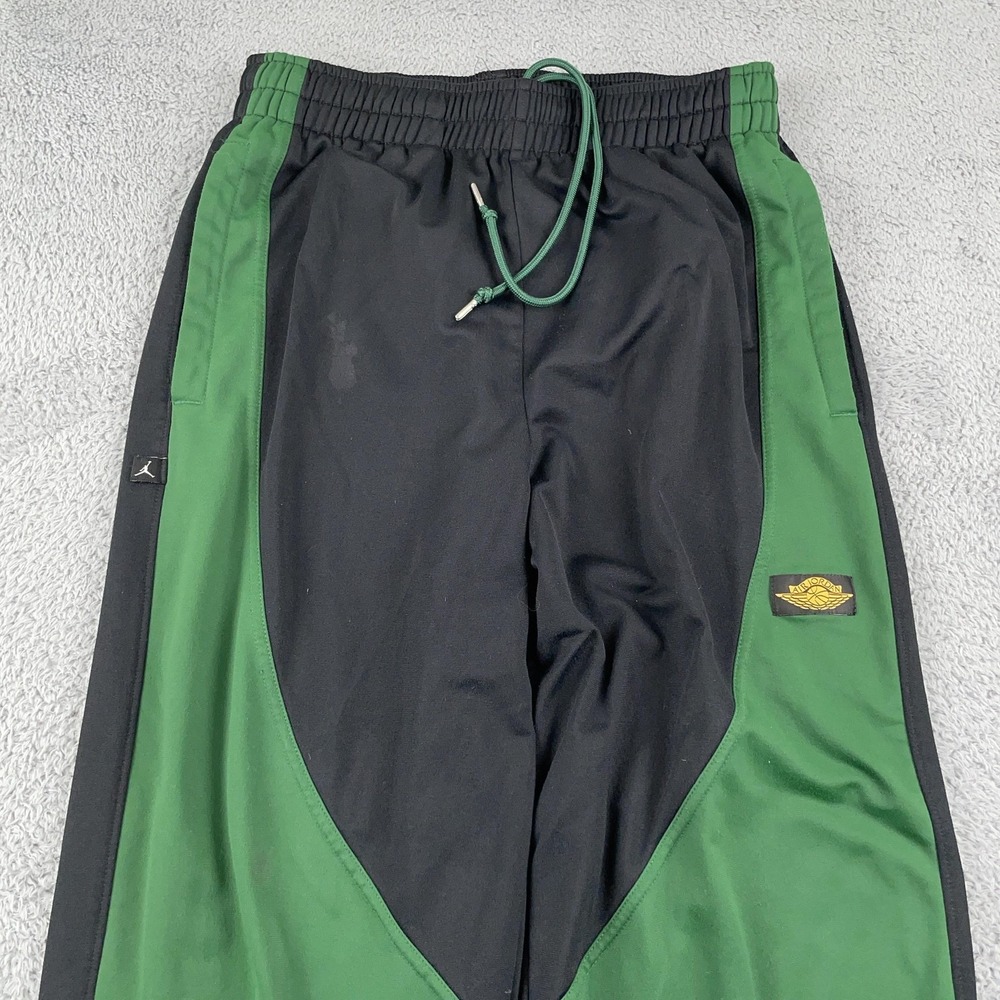 Jordan Women's Black and Green Joggers